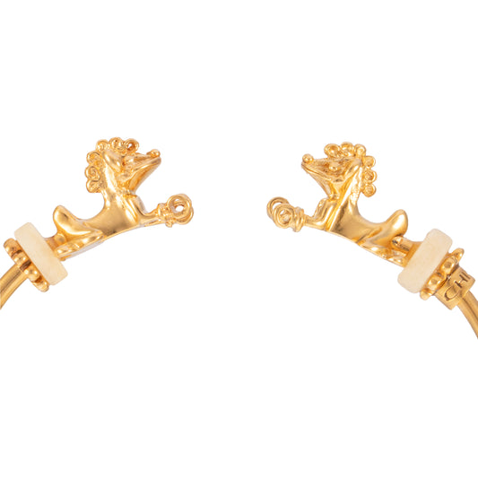 PULSERA 3MM 2 TIGRES Y ASTA