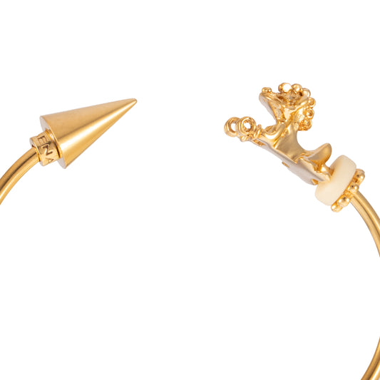 PULSERA 3MM TIGRE, TACHUELA Y ASTA