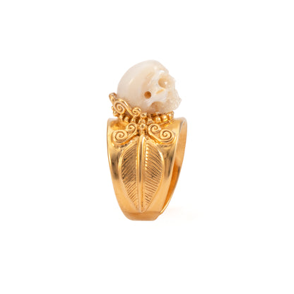 ANILLO CALAVERA PERLA