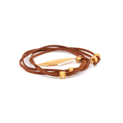 COLGANTE ANTELINA PLUMA Y CUARZO