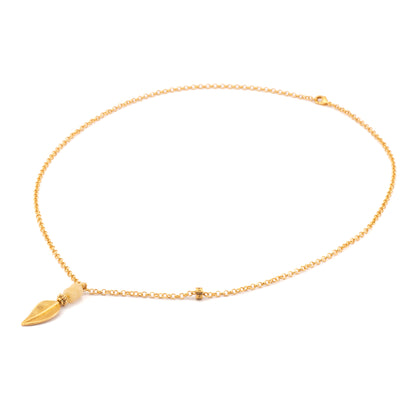 COLGANTE CADENA PLUMA PEQUEÑA Y ASTA