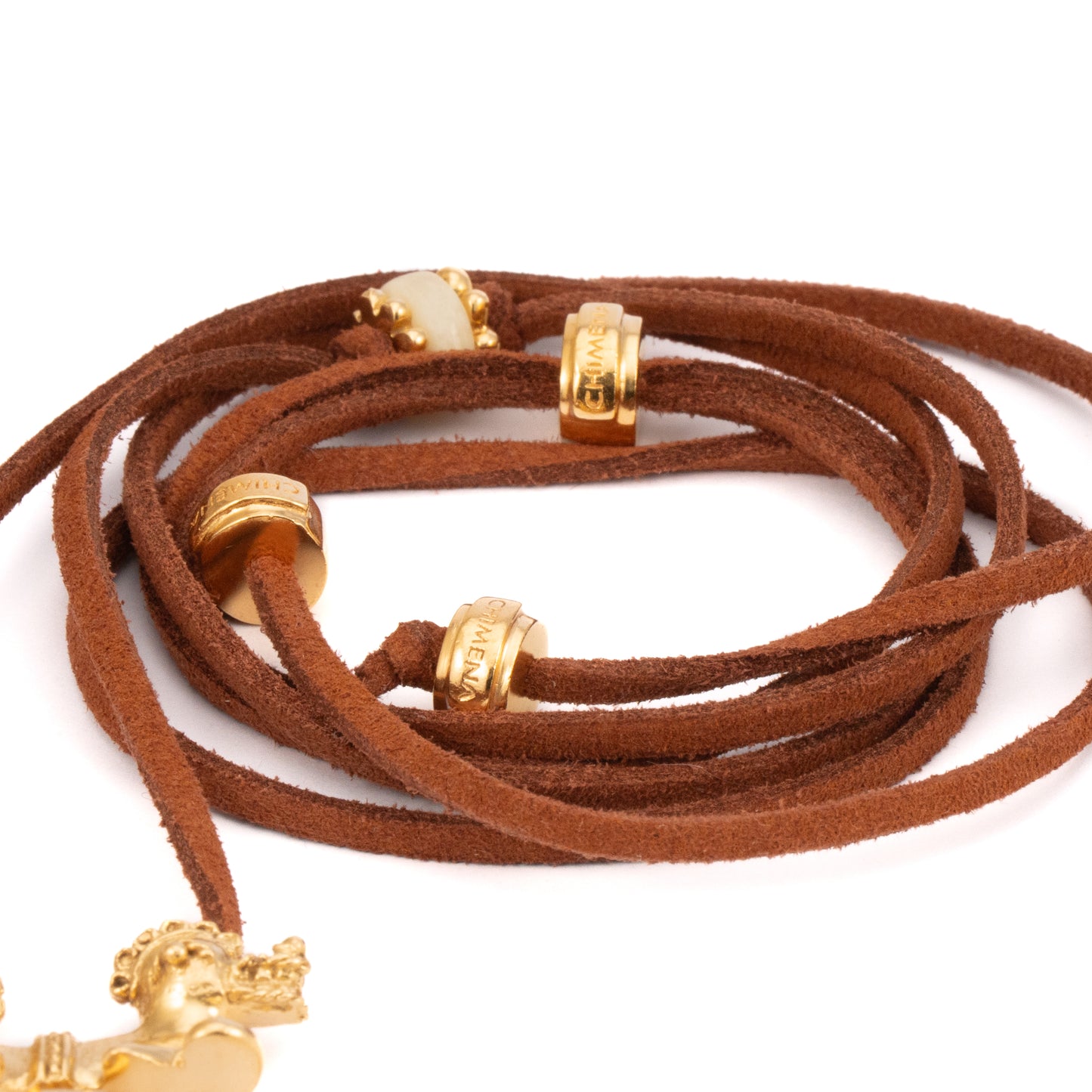 COLGANTE ANTELINA TIGRE DOBLE Y CUARZO