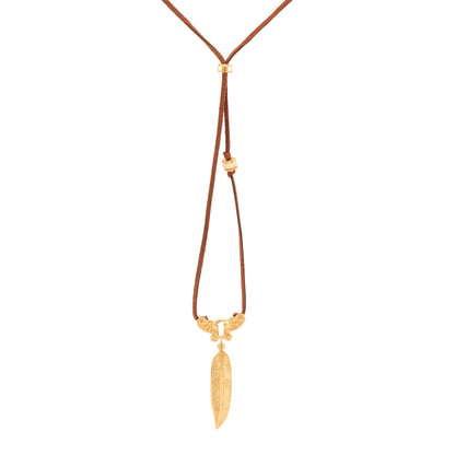 COLGANTE ANTELINA NARIGUERA PLUMA MEDIANA