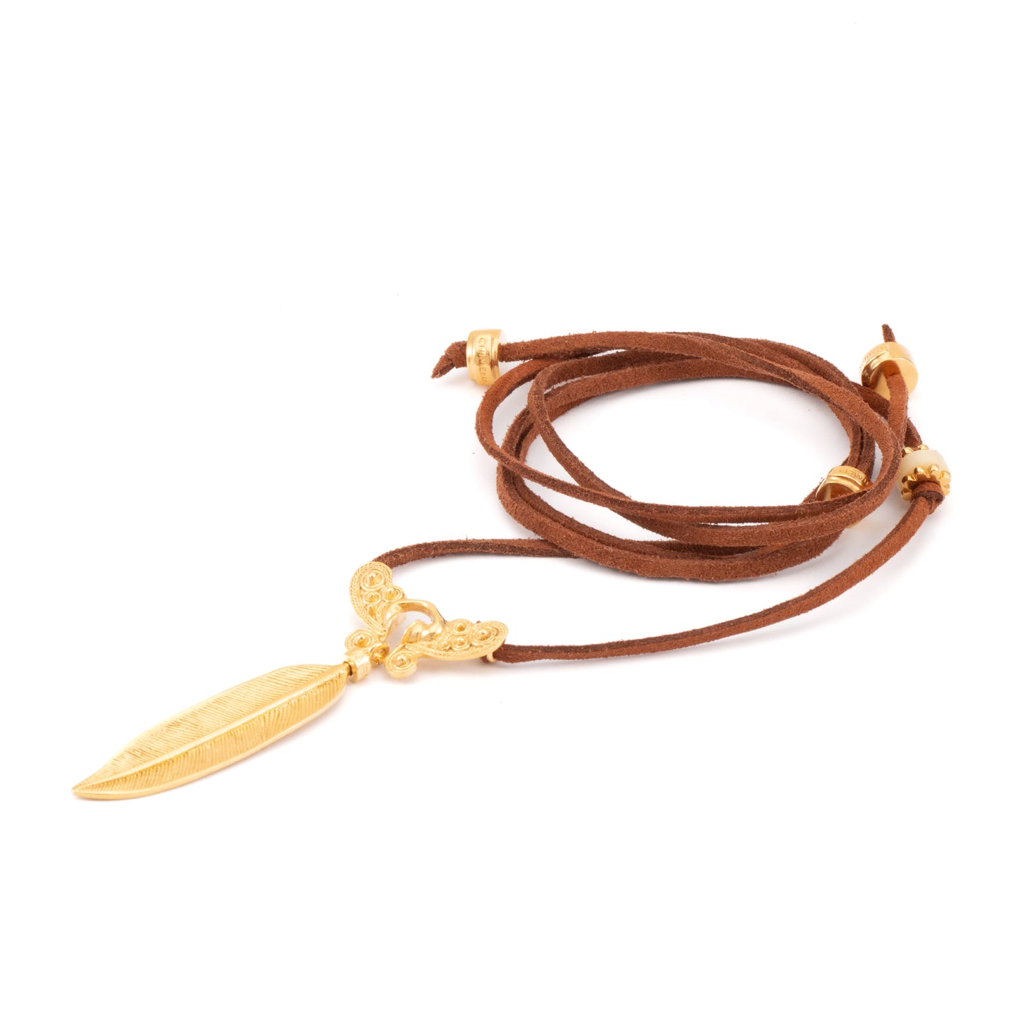 COLGANTE ANTELINA NARIGUERA PLUMA MEDIANA