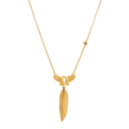 COLGANTE CADENA NARIGUERA PLUMA