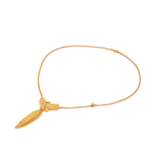 COLGANTE CADENA NARIGUERA PLUMA