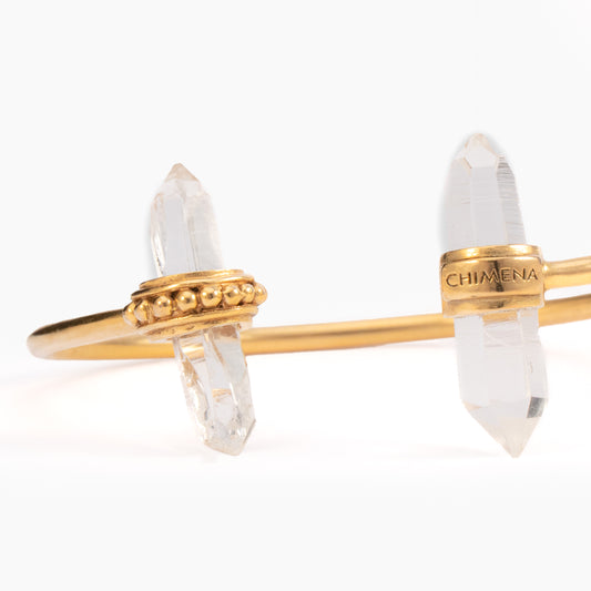 PULSERA 3MM 2 CUARZOS