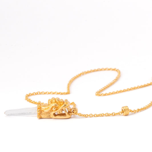 COLGANTE CADENA DRAGON CUARZO