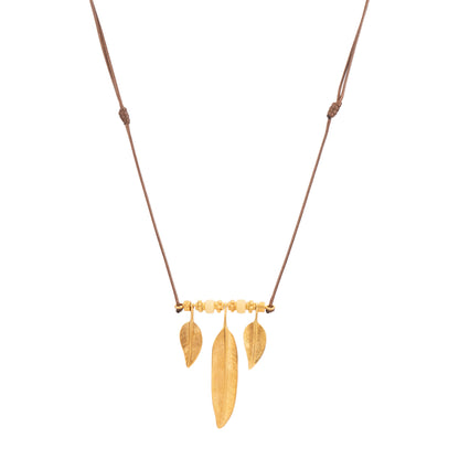 COLGANTE HILO ENCERADO PLUMA GRANDE, PLUMA PEQUEÑA Y ASTA