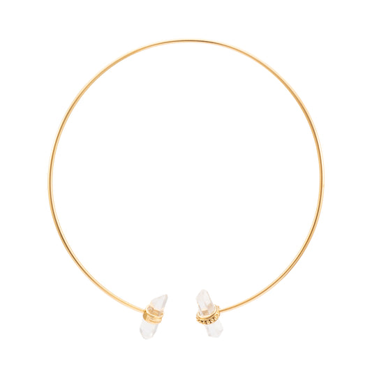 GARGANTILLA 3 MM 2 CUARZOS