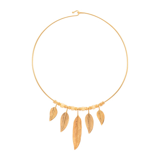 GARGANTILLA 1.5 MM 5 PLUMAS Y ASTA