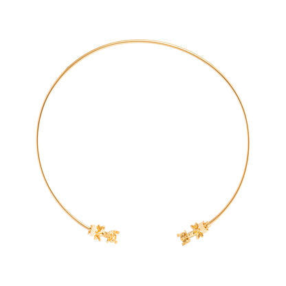 GARGANTILLA 3MM 2 TIGRES Y ASTA