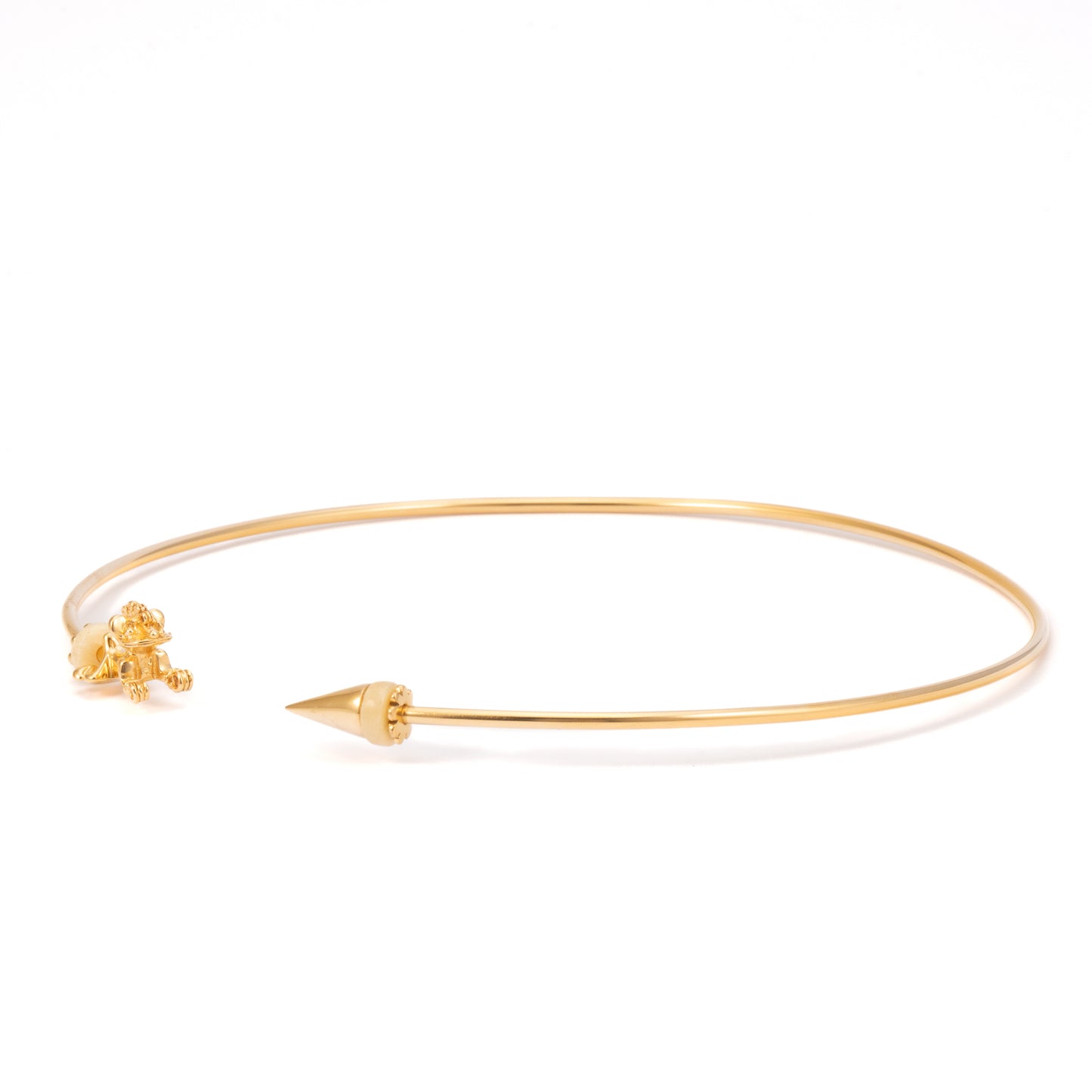 GARGANTILLA 3MM TIGRE, TACHUELA Y ASTA