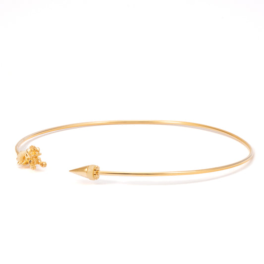 GARGANTILLA 3MM TIGRE, TACHUELA Y ASTA