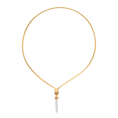 GARGANTILLA CALAVERA CUARZO