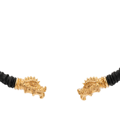 GARGANTILLA CUERO DRAGON GRANDE