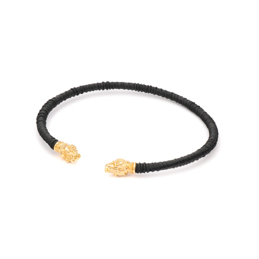 GARGANTILLA CUERO DRAGON GRANDE