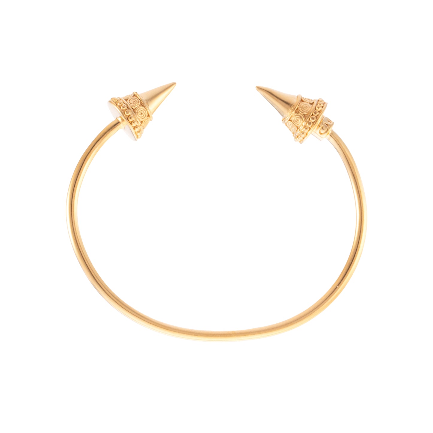 PULSERA 3MM 2 TACHUELAS DECO