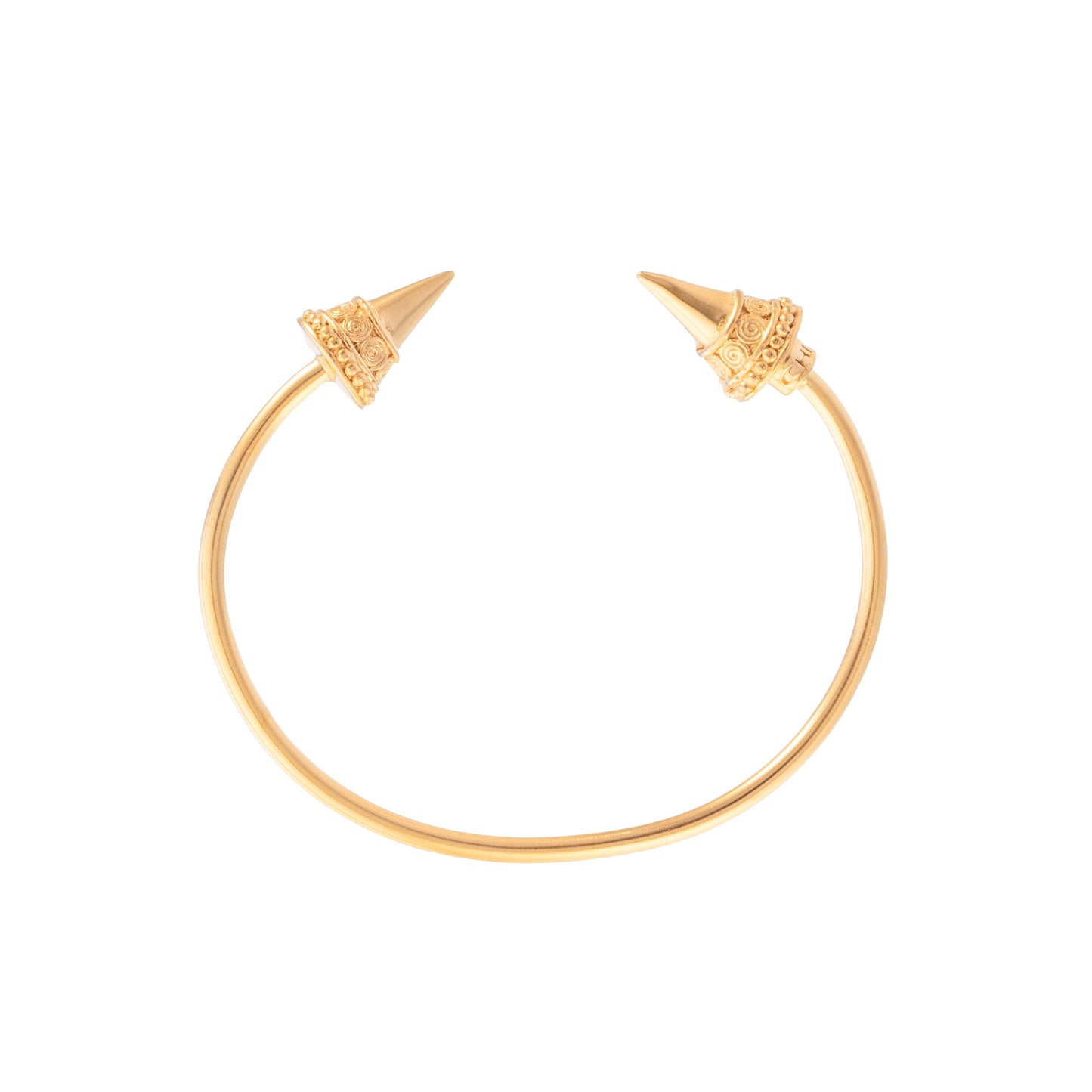 PULSERA 3MM 2 TACHUELAS DECO