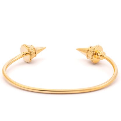 PULSERA 3MM 2 TACHUELAS DECO