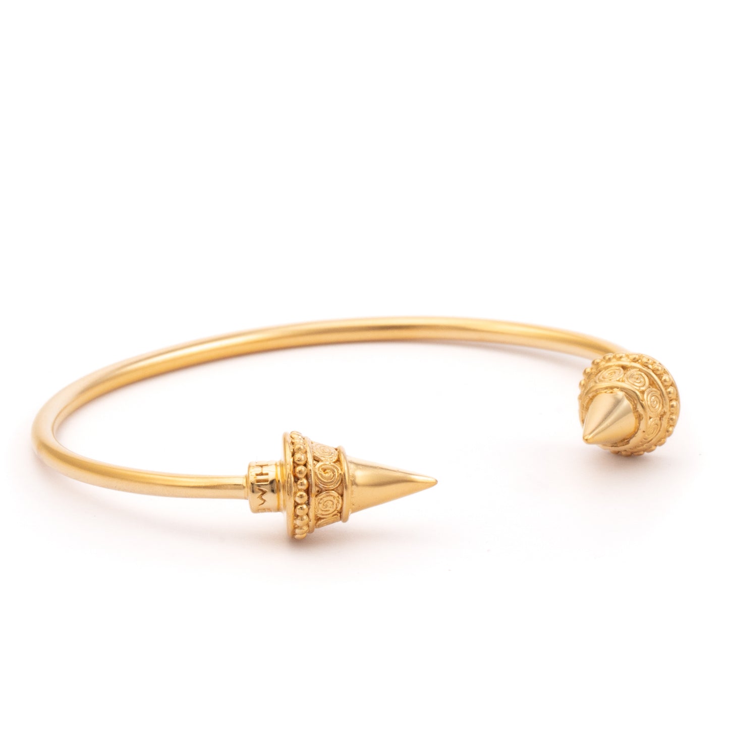 PULSERA 3MM 2 TACHUELAS DECO