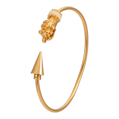 PULSERA 3MM DRAGON, TACHUELA Y ASTA