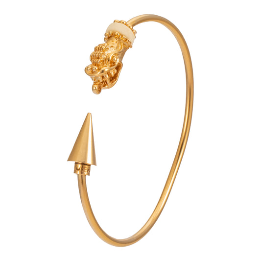 PULSERA 3MM DRAGON, TACHUELA Y ASTA